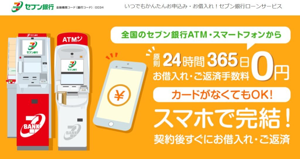 セブン銀行カードローン公式